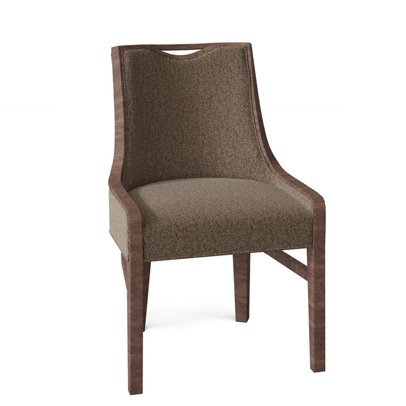 Anthony 22.5" W Fabric Side Chair, Tobacco, 9818 Poplar