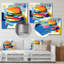 Pop Art Hamburger Brilliance VII - Art mural en métal-1006187934