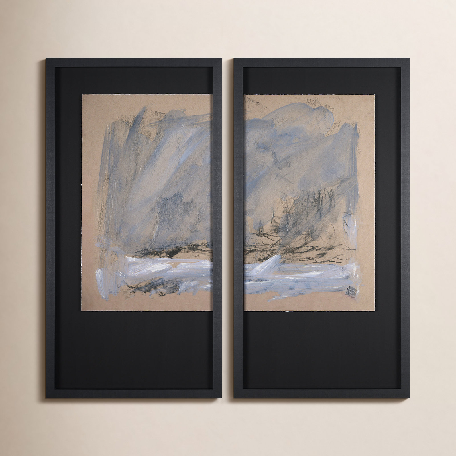 Abstract Landscape By  Studio A Framed Art Print