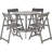 Lagarde Hexagon 4-Person 40.9'' Long Dining Set-1591002311