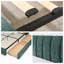 Structure de lit tapissier pour grand lit avec tissu en chenille épais et tiroirs de rangement sous le lit-1319889335-1319889332