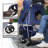 Foldable Pet Stroller, 3 Wheels Folding Carrier Jogger Stroller for Dogs Cats with Canopy and Basket-101628881