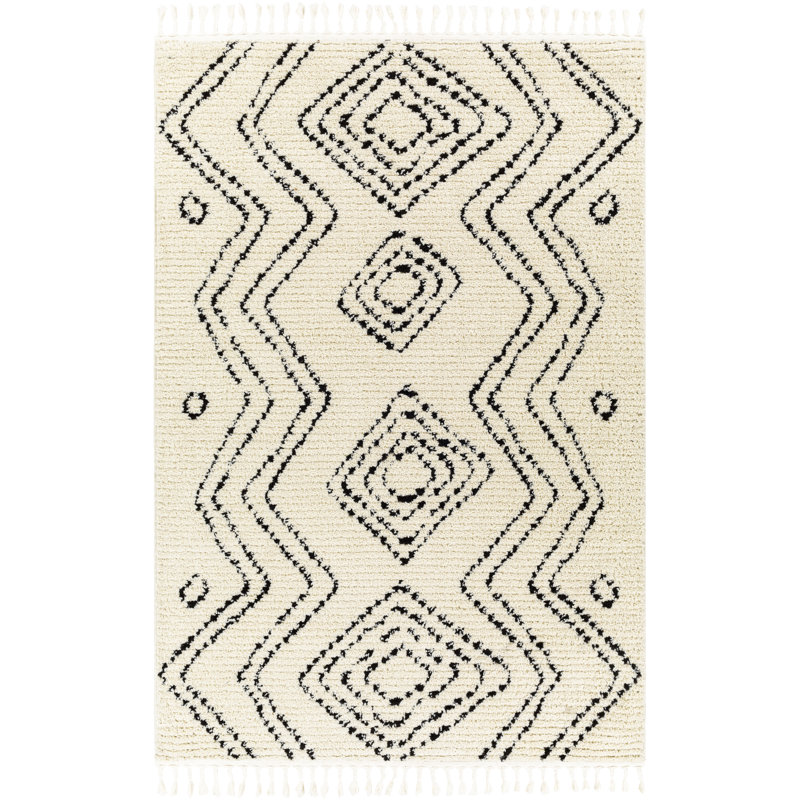 Geometric Indoor Rug, Rectangle 9'2" x 12'