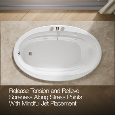 Sunward 66" x 42" Drop-In Whirlpool