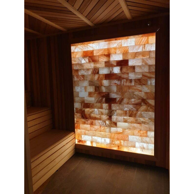 Himalayan Salt Room 4"x8"x2 bricks by Black Tai Salt Co.