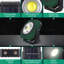500 Lumen Led Rechargeable Solar Work Light With Magnetic Base, Charge By Usb/Solar