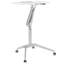 Mobile Sit-Down, Stand-Up Ergonomic Computer Desk-454609951
