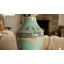 Vase en métal moderne avec motif géométrique