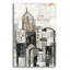 «Illuminated City 1» par Ethan Harper, art mural en verre acrylique