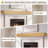 Fireplace Mantel, Wood Floating Fireplace Shelves, Wall Mounted Wooden Display Shelving, Mantels Over Fireplace-1962425803-1962425799-1987405837