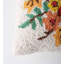 Coussin en duvet floral