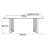 Rectangular minimalist dining table-123474378
