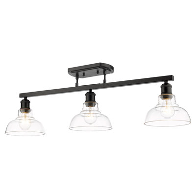 Luminaire suspendu en forme de dôme à 3 lumières pour îlot de cuisine Searcy