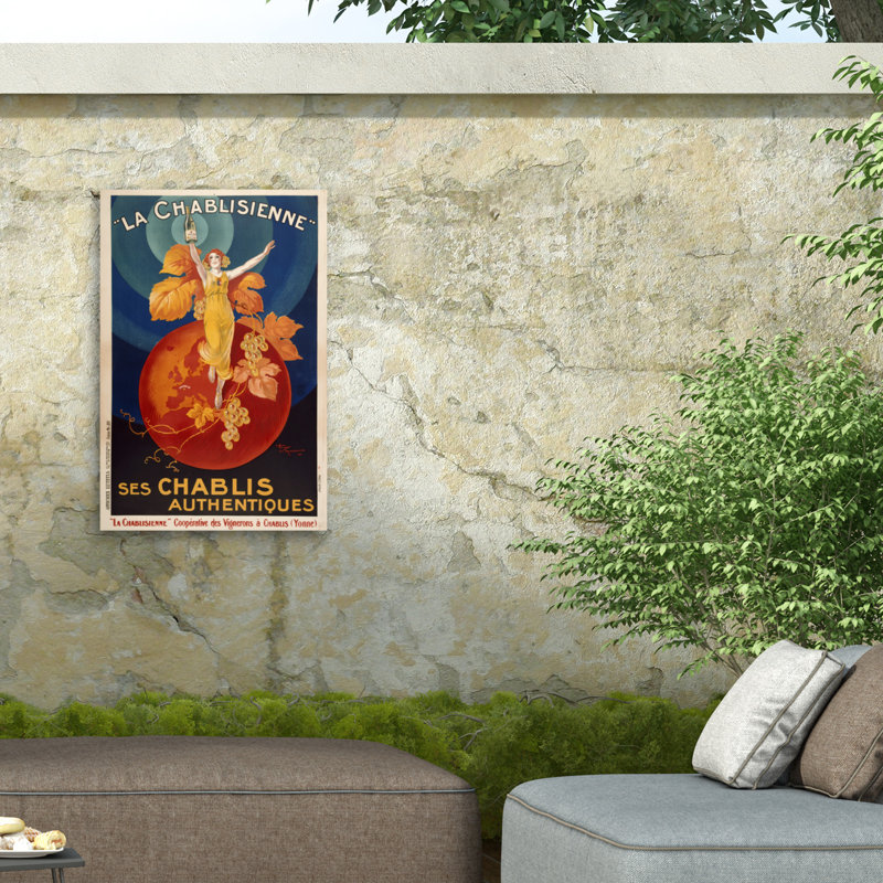 Marcus Jules CHABLIS Outdoor  Canvas, 22" H x 32" W