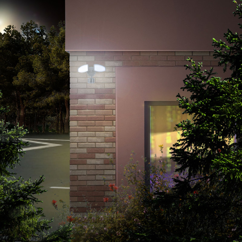 2 - Head LED Motion Security Flood Light