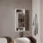 Wall-Mounted Mirror Medicine Cabinet With One Door And Interior Storage Shelves, White