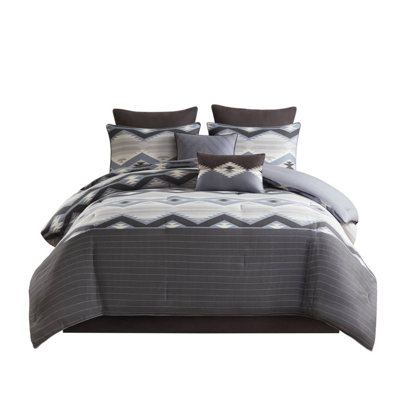 Piece Full Bedding Sets, Polyester Rustic Modern Comfort For Home