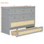 Lit escamotable double avec grands tiroirs-690906447