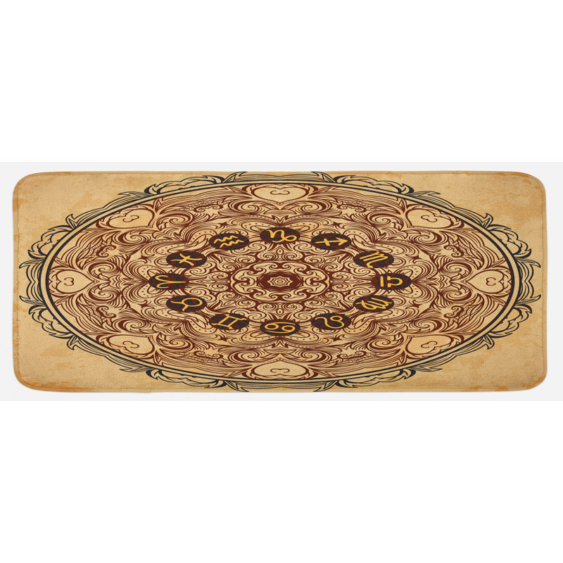 Eclectic Polyester Kitchen Mat