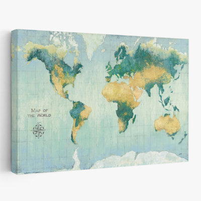 Golden Earth - boussole bleue