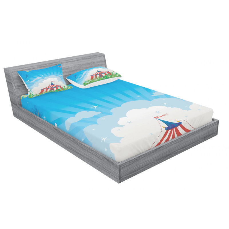 Microfiber Sheet Set, Full Sheet Set with Fitted Sheet