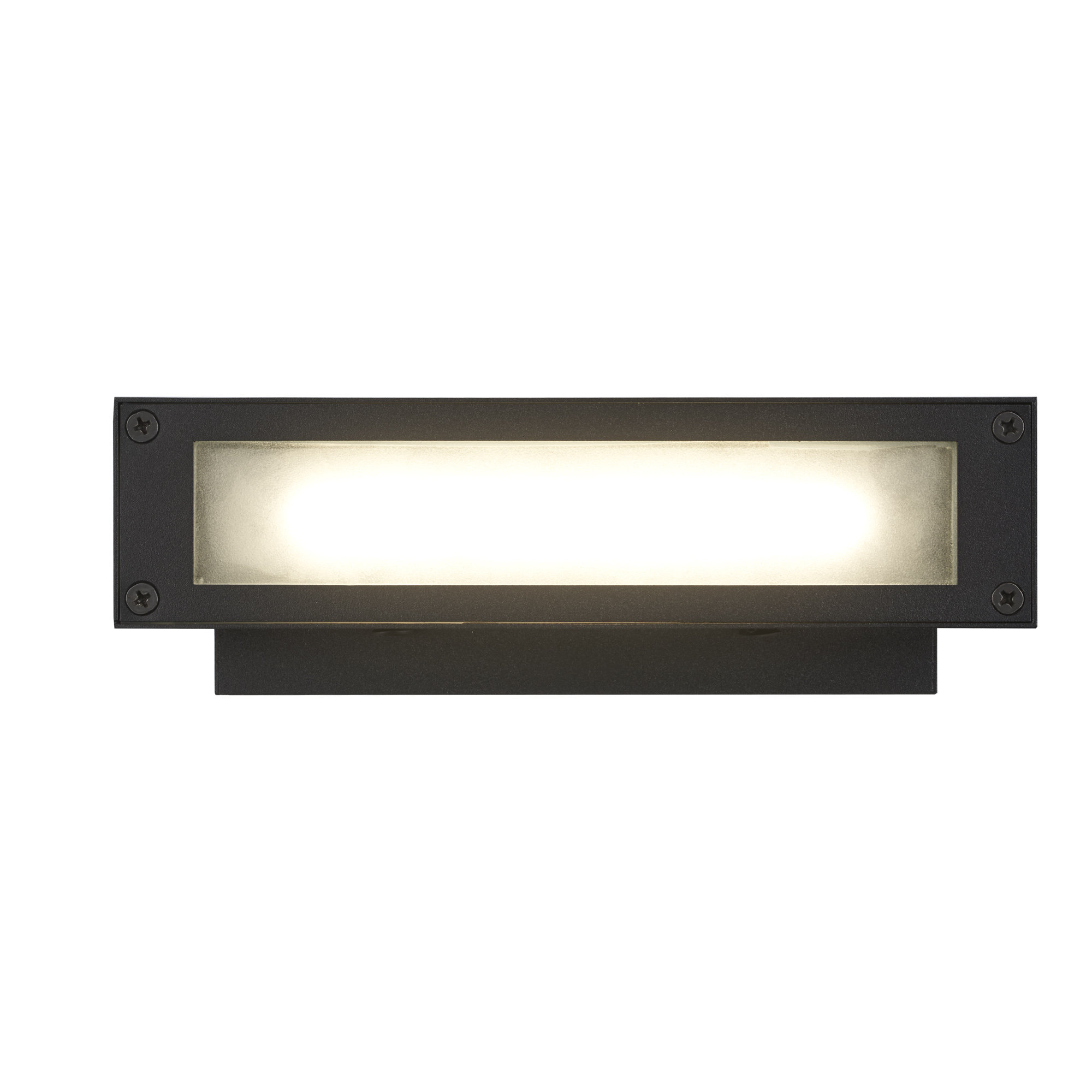 Doyce Outdoor Steel LED Wall Light, Black