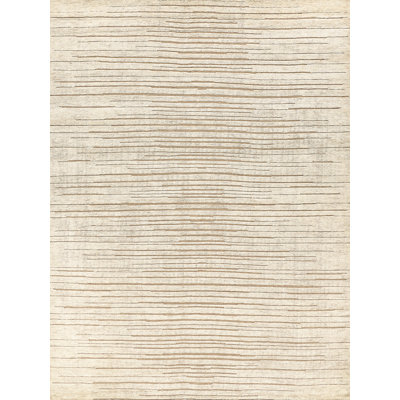 Eaton Hand-Knotted Area Rug in Beige