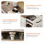 Ensemble de commode 2 pièces Ailan, une commode et une table de chevet-213096400