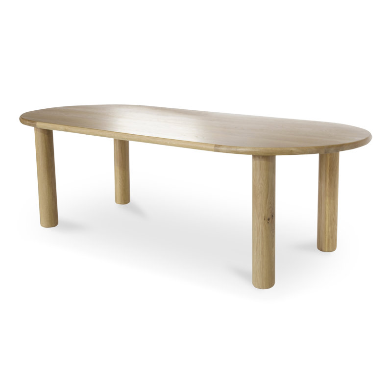 Table de salle à manger ovale Tully, L 78 po x l 39 po