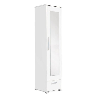 Overman 1 Door Manufactured Wood Wardrobe