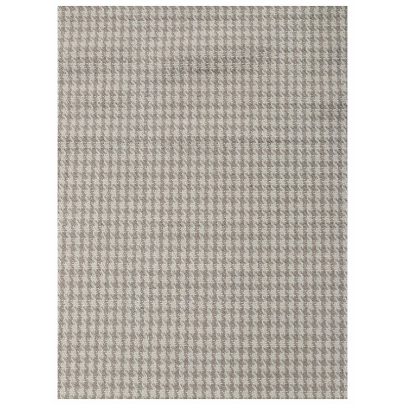Capstone Hand Loomed Wool Houndstooth Area Rug, Rectangle 12' x 15'
