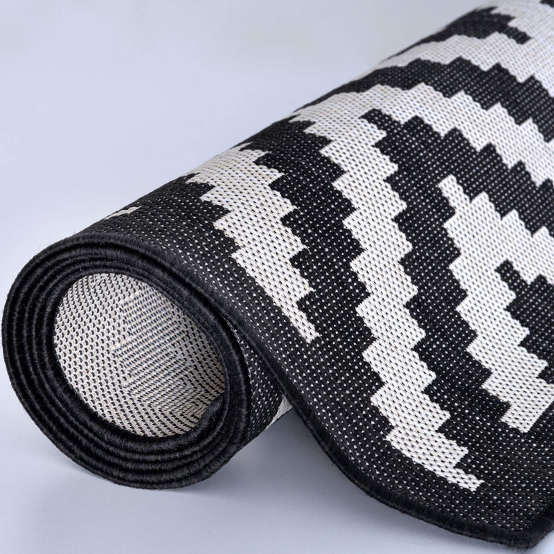 Ecology Collection Rectangle Geometric Kilim Indoor / Outdoor, Rectangle 200 x 290 cm