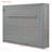 Full Size Murphy Bed Wall Bed,Gray