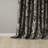 Aubrey Jacquard Black Curtain Panel Pair 50x108"-1609817535-1609817532