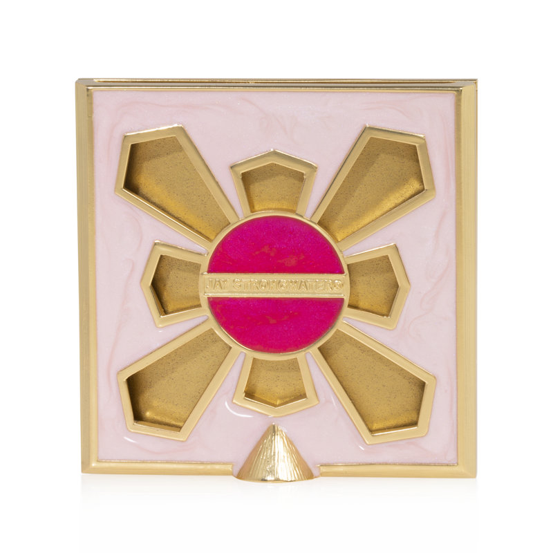 Cadre photo simple en métal / cristal mat 2 po x 2 po Leland, Or / rose / vert