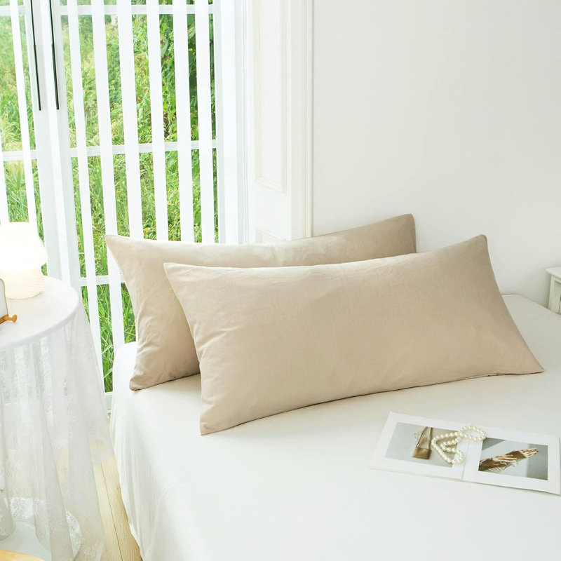 Reversible Pillow Cover, Khaki