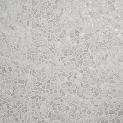 Hydra Seaglass 11.81 W x 11.81 L Frosted Glass Mosaic Tile
