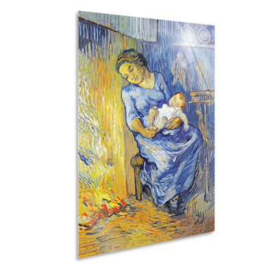 Man Is In The Sea by Vincent Van Gogh - No Frame Painting on Glass