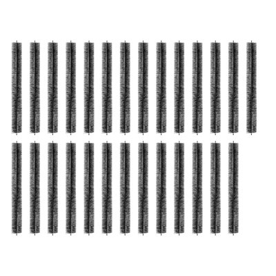 Brosse à gouttière, longueur totale de 80 pieds, outils de nettoyage de gouttière de 4,33 pouces de diamètre, protège-gouttière au niveau du sol pour gouttières de 5 pouces, feuilles de toit et débris faciles à enlever, paquet de 27