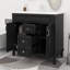 Meuble-lavabo élégant et fonctionnel de 36 po avec lavabo supérieur et tiroirs-46646393
