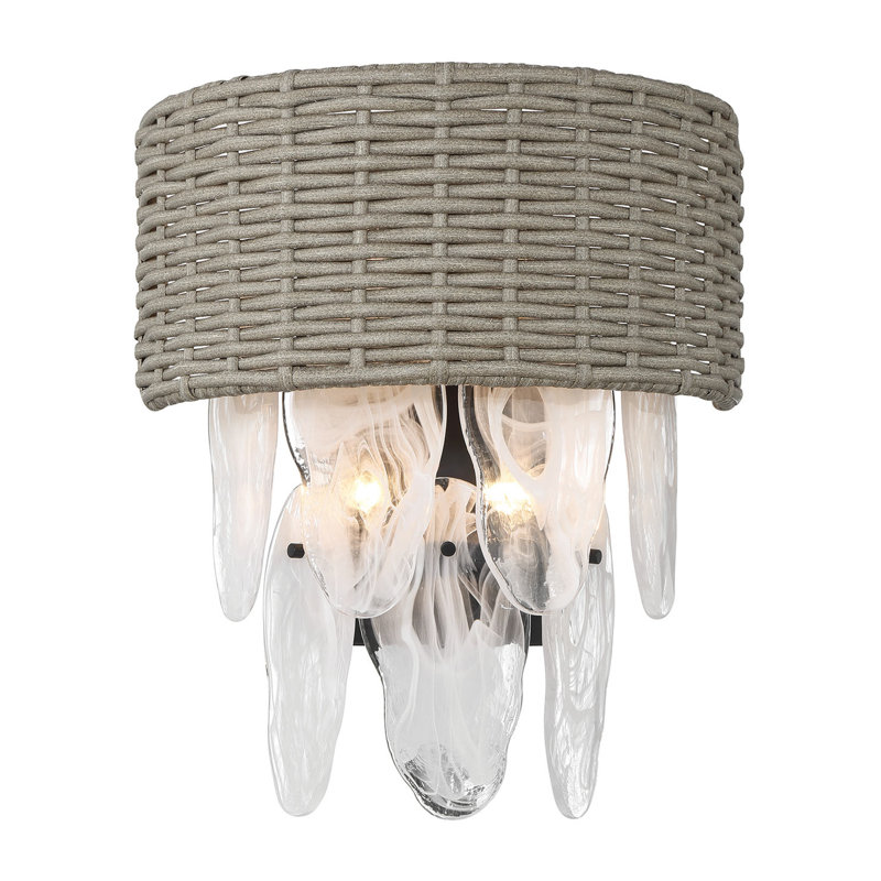 Applique murale 4 lumières au fini charbon Bay Isle Home ™ Bradynn