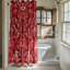Rideau de douche rouge Premium Damask-2050855341