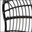 Chaise suspendue en osier Berkshire avec chaîne de 8 pi, résistante aux intempéries et confortable pour une utilisation intérieure et extérieure
