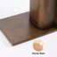Table d'appoint avec rangement en C