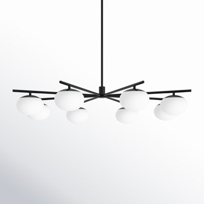 Vibi 8 Light Metal Dimmable Sputnik Chandelier