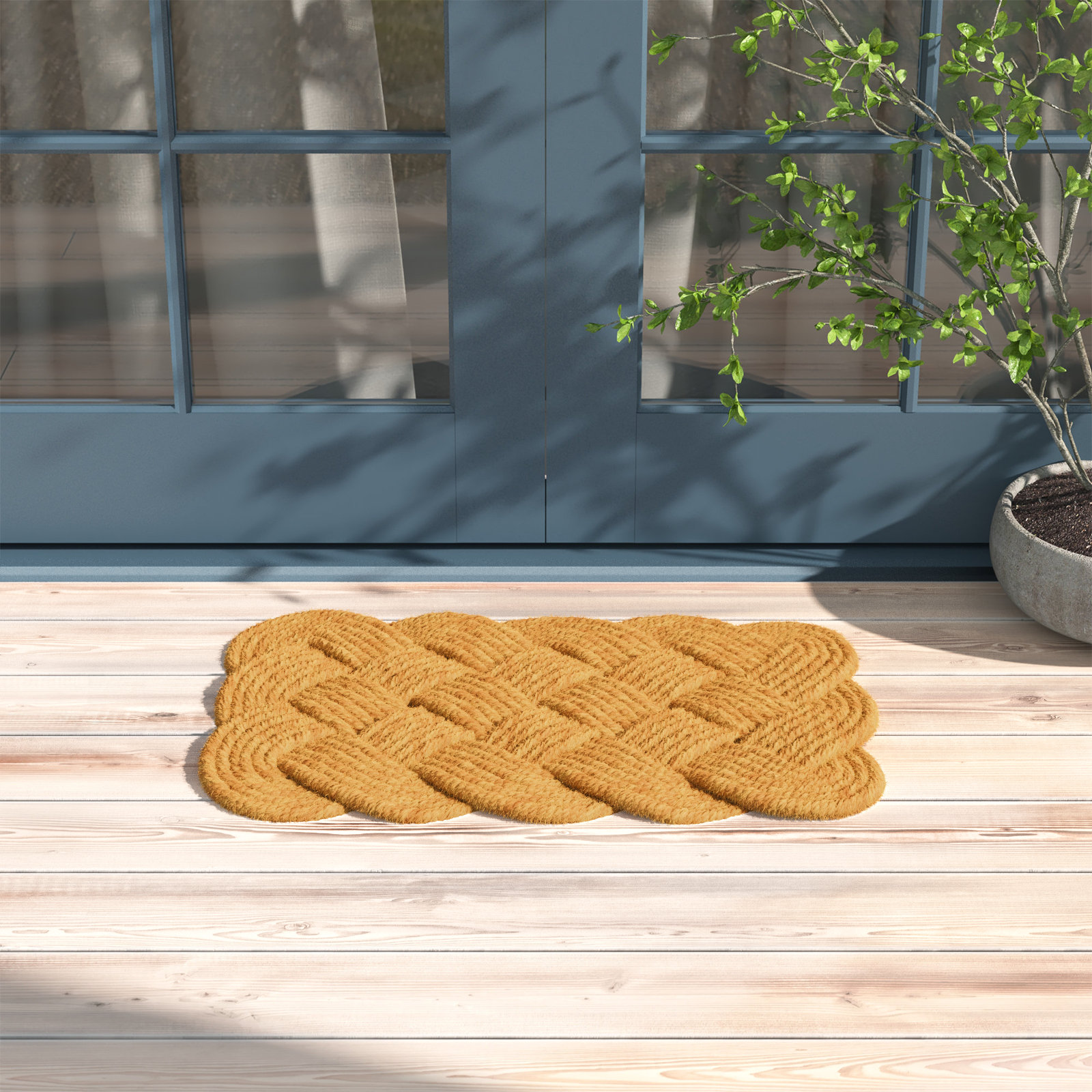 Serafine Non-Slip Outdoor Doormat, 1'6" x 2'6"