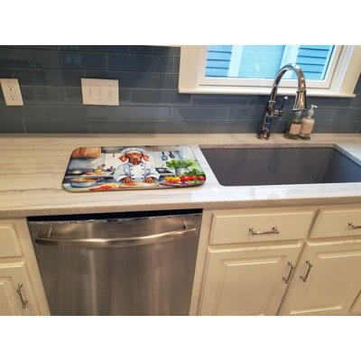 Vizsla The Chef Dish Drying Mat