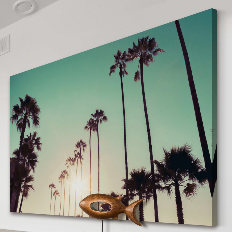 « california dreaming », reproduction d’art sur toile tendue, H 20 po x l 30 po x P 1,5 po