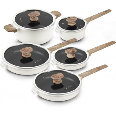 10 - Piece Non-Stick Aluminum Cookware Set