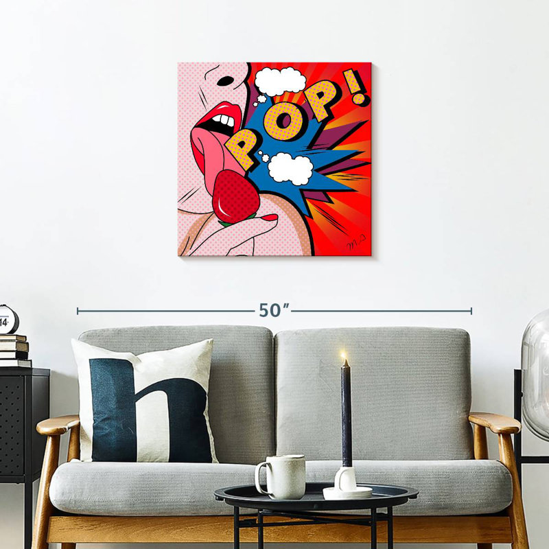 Leisha Pop, 24" H x 24" W